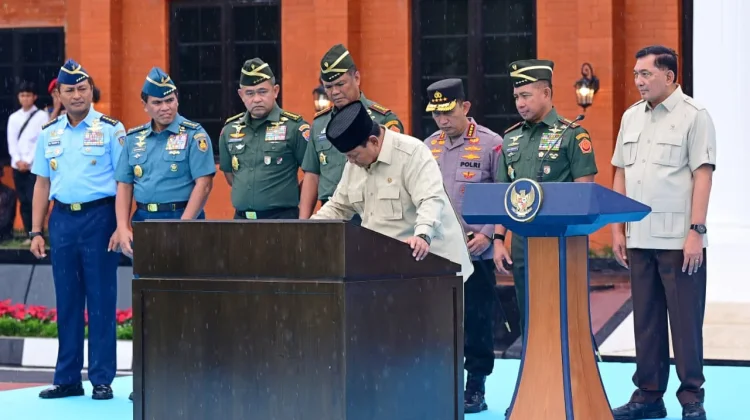 Presiden Prabowo Resmikan Museum Seskoad