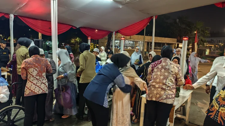 Jemaah Mulai Padati Masjid Istiqlal jelang Salat Iduladha 1447 Hijriah