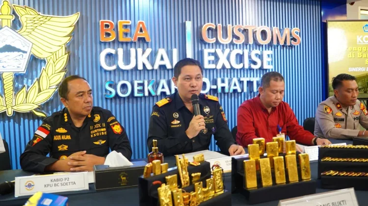 Bea Cukai Gagalkan 12 Kasus Upaya Penyelundupan Emas Melalui Bandara Soetta