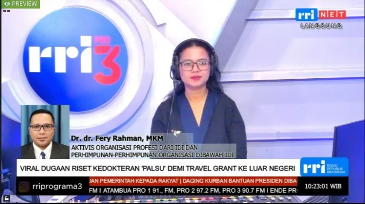 IDI Tegaskan Dugaan Riset Palsu Coreng Integritas Profesi Dokter