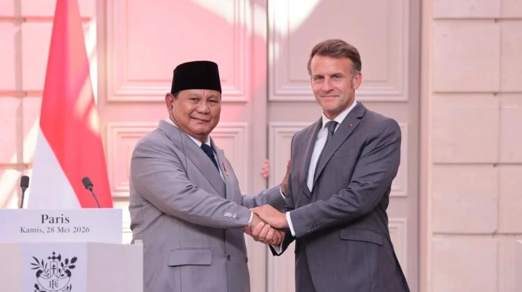 Prabowo dan Macron Sepakat Dukung Solusi Dua Negara untuk Palestina