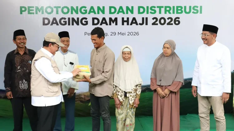 BAZNAS Salurkan 1.240 Kambing Dam Jemaah Haji 2026