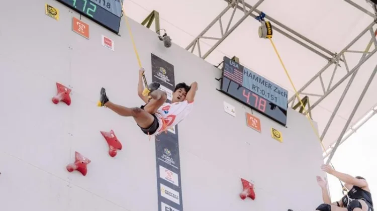 Robby Persembahkan Perak untuk Indonesia di World Climbing Series Madrid