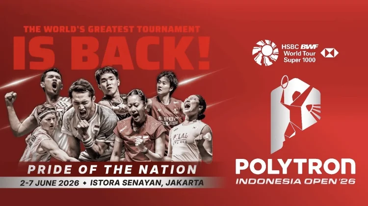 Simak Jadwal dan Siaran Langsung Pertandingan Indonesia Open 2026