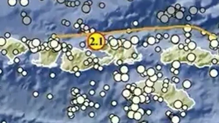 Gempa Magnitudo 2,1 Landa Timur Laut Sumbawa