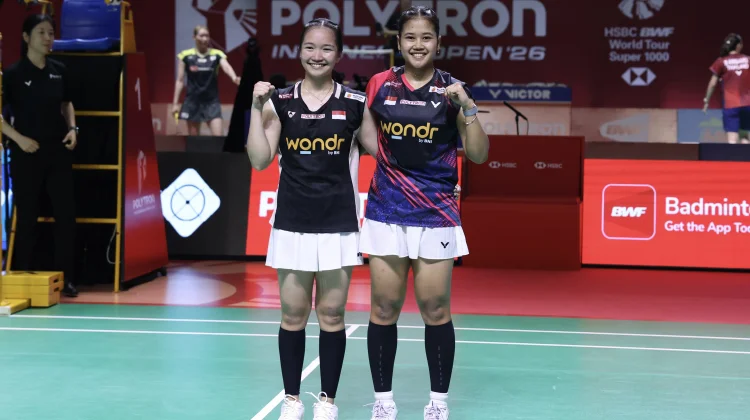 Waspadai Lawan sejak Awal, Rachel/Febi menuju ke Perempat Final Indonesia Open 2026