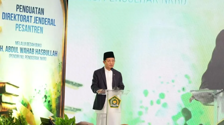 Angkat Keteladanan KH Wahab Hasbullah, Menag Dorong Pesantren Cetak Leader
