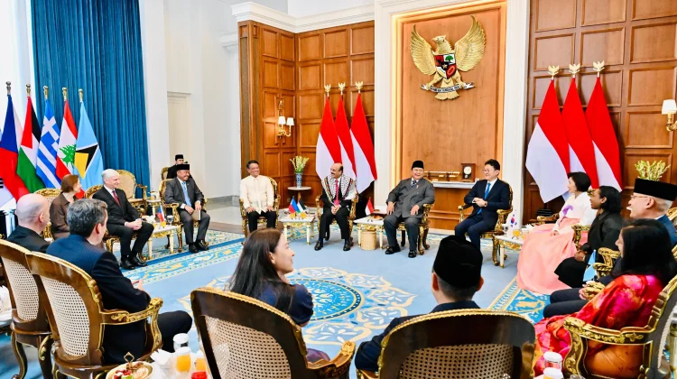 Presiden Prabowo Terima Delapan Dubes Negara Sahabat