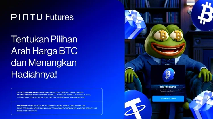 Tebak Arah Harga Bitcoin, Pengguna PINTU Bisa Raih Hadiah Gratis