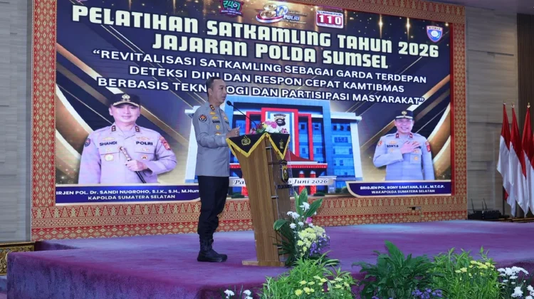 Kapolda Sumsel Tekankan Gotong Royong dan Pemanfaatan Teknologi di Satkamling