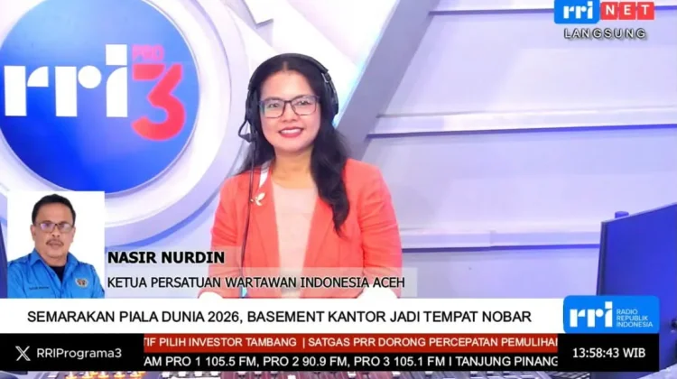 PWI Aceh Sulap Basement Kantor Jadi Lokasi Nobar Piala Dunia 2026