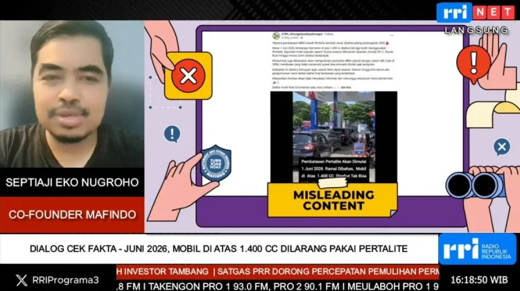 Mafindo Pastikan Larangan Pertalite Mobil 1.400 Cc Hoaks