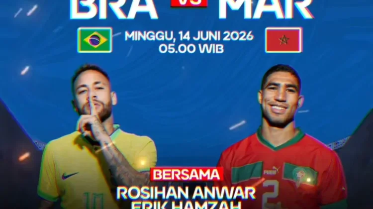 Simak 'Head to Head' Brasil Vs Maroko di Piala Dunia 2026