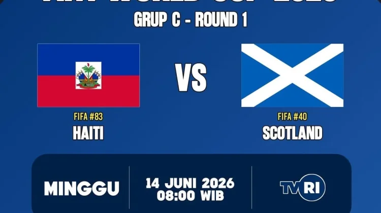 Simak Jadwal Haiti Vs Skotlandia di Grup C Piala Dunia 2026