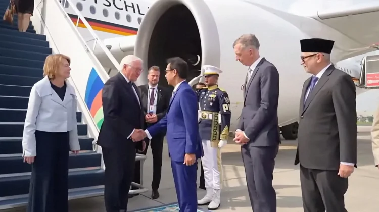Kunjungan Kenegaraan,  Presiden Jerman Frank-Walter Tiba di Jakarta