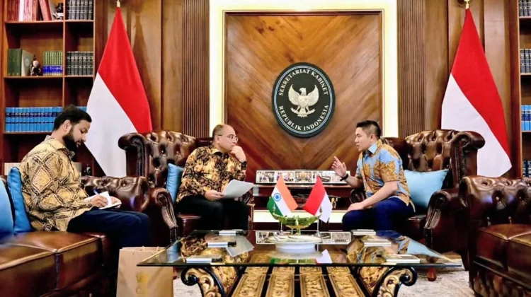 Seskab Terima Dubes India, Bahas Rencana Kunjungan PM Modi ke Indonesia