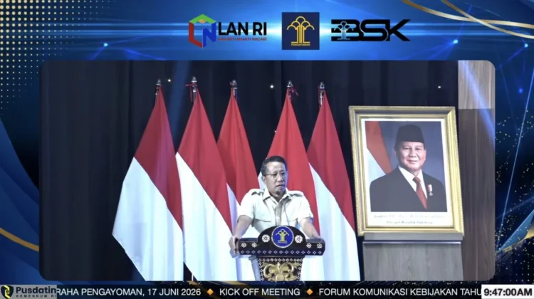 Kemenkum dan LAN Luncurkan Forum Komunikasi Kebijakan Nasional