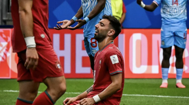Portugal vs Kongo Imbang : Ronaldo Gagal Cetak Gol, Bruno Fernandes Kecewa