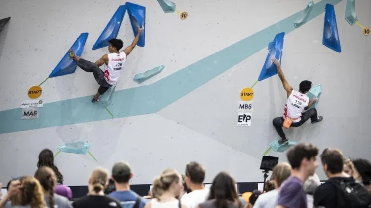 Ravianto Ramadhan Lolos Semifinal Boulder World Climbing Series Innsbruck