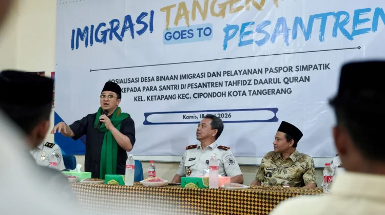 Kemenimipas Sasar Santri Pompes Tangerang Edukasi TPPO-TPPM