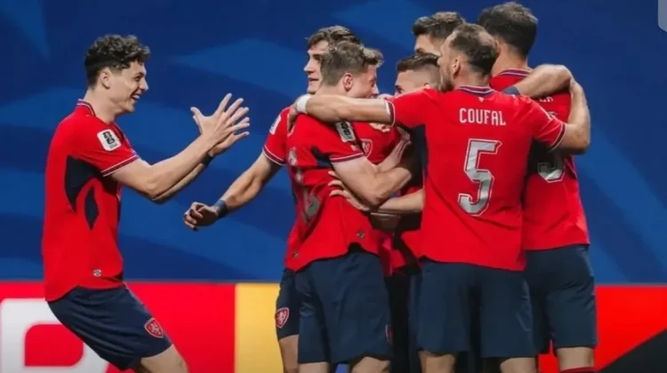 Ceko Unggul 1-0 atas Afrika Selatan di Babak Pertama