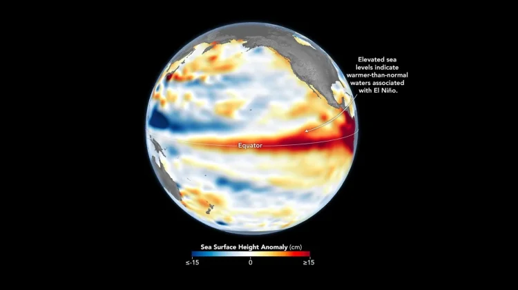El Niño Menguat, NASA Tangkap Pemanasan Samudra Pasifik