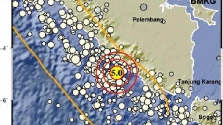 Gempa M5,1 Guncang Kaur Bengkulu, BMKG Pastikan Tidak Berpotensi Tsunami