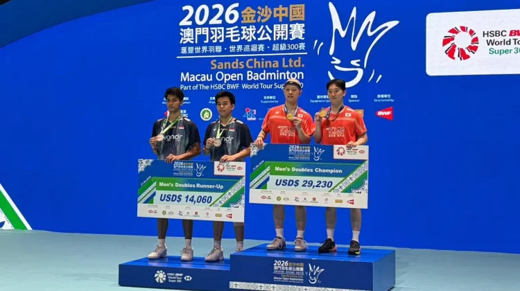 Faathir/Devin Rebut Gelar Runner-Up Super 300 Pertama Mereka di Macau Open 2026