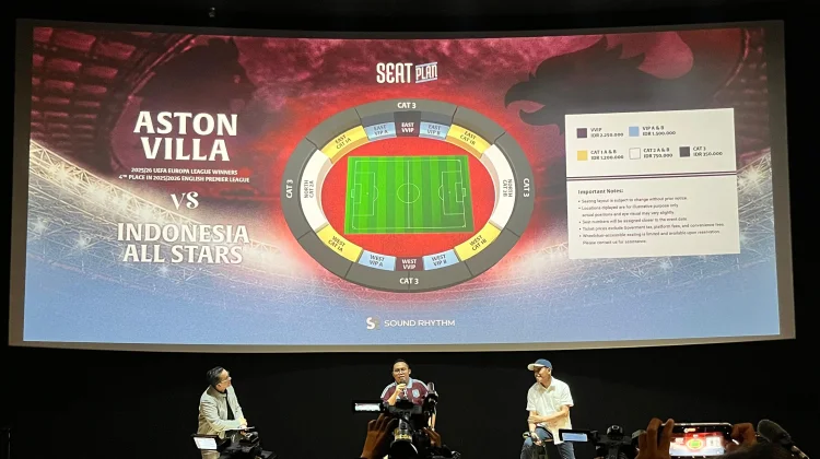 Tiket Aston Villa vs Indonesia All Stars Mulai Rp350 Ribu, Penjualan Dibuka 27 Juni