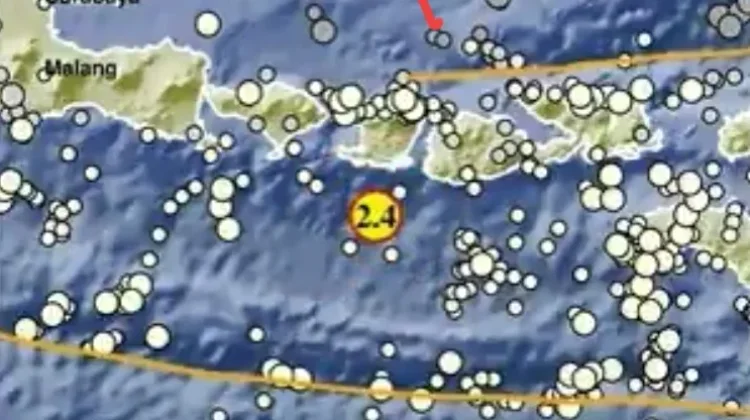Gempa Magnitudo 2,4 Terjadi di Barat Daya Lombok Tengah