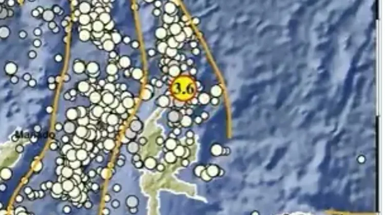 Gempa Magnitudo 3,6 Terjadi di Timur Laut Daruba