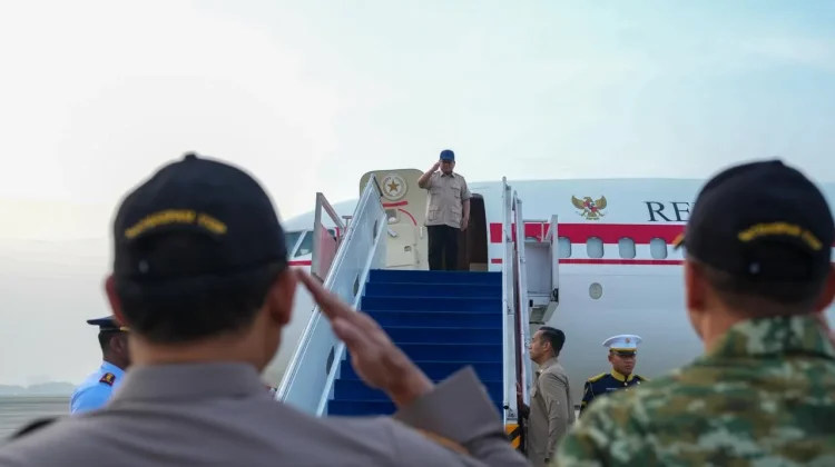 Presiden Prabowo Bertolak ke Gorontalo untuk Jumpa Petani dan Nelayan