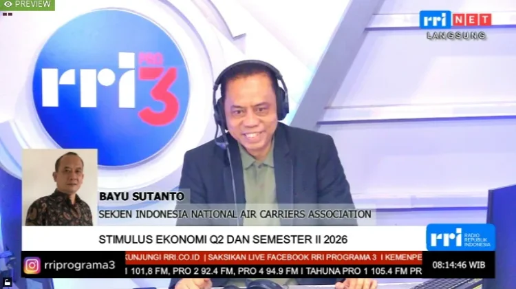 INACA Harap Ada Stimulus Ekonomi Permanen Bagi Industri Penerbangan