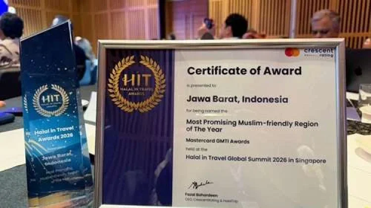 Jabar Sabet Penghargaan Wisata Ramah Muslim Berstandar Internasional