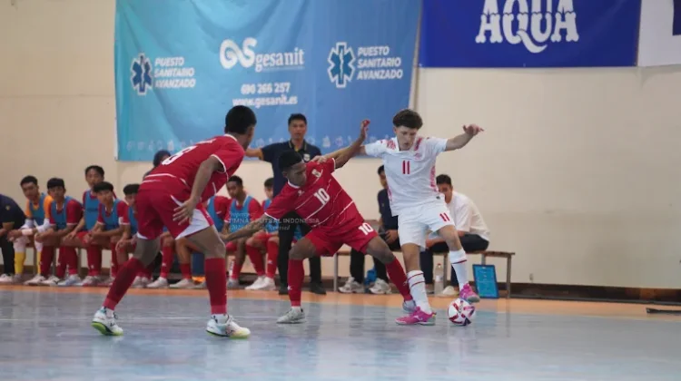 Timnas Futsal U-17 Indonesia Kalah 0-4 dari Spanyol di VI Nations