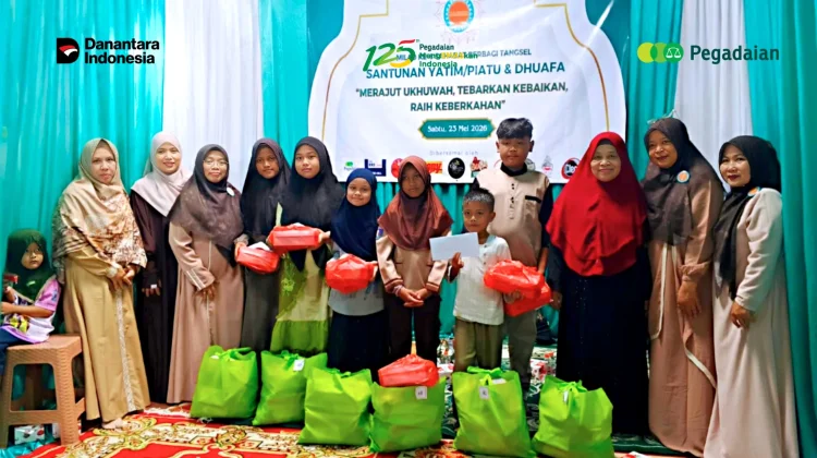 Milad ke-6 Sahabat Berbagi Tangsel, Pegadaian Salurkan Santunan dan Sembako