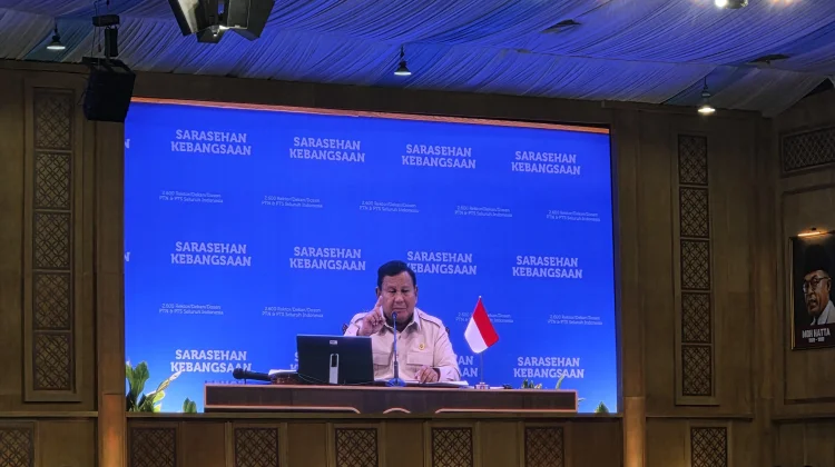 Presiden  Prabowo Janji Tindak Lanjuti Seluruh Masukan pada Sarasehan KSTI 2026