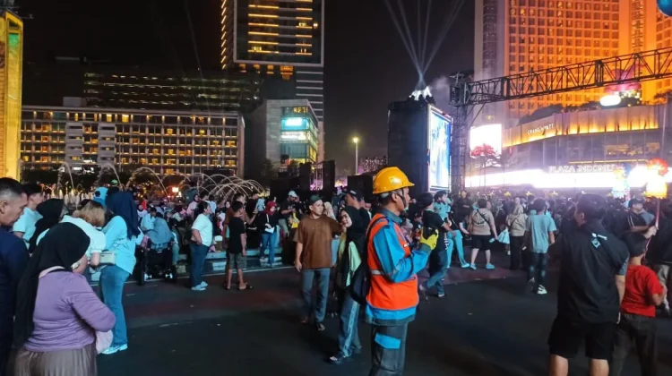 PLN Jaga Keandalan Listrik HUT Ke-499 Kota Jakarta di Bundaran HI