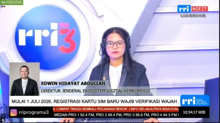 Kemkomdigi Pastikan Data Biometrik Tak Disimpan Operator Seluler