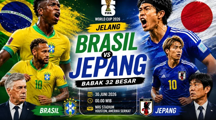 Preview Brasil vs Jepang, 32 Besar Piala Dunia: Lima Kali Juara Dunia vs Kekuatan Asia