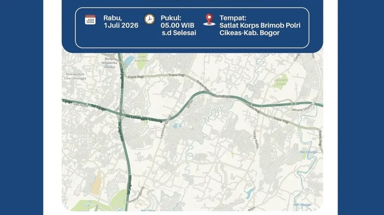 Peringati Upacara Hari Bhayangkara ke-80, Polisi Imbau Kepadatan di Sekitar Cikeas