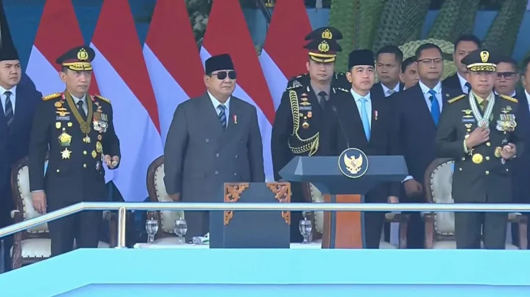 Presiden Prabowo dan Wapres Gibran Tiba di Tempat Upacara HUT ke-80 Bhayangkara