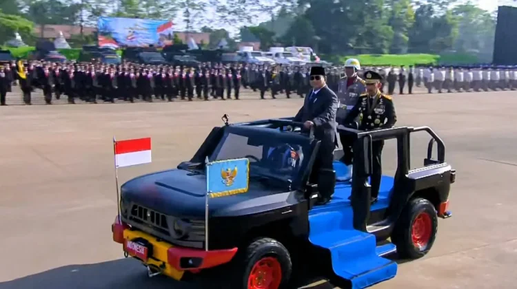 Presiden Prabowo Pimpin Upacara HUT Bhayangkara ke-80