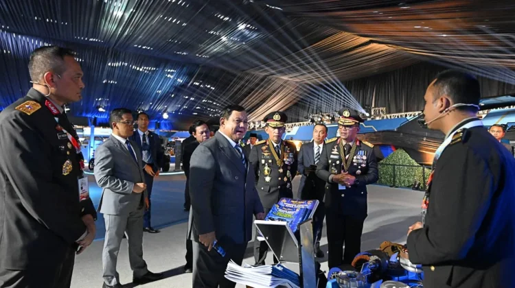 Dihadapan Presiden Prabowo, Polri Unjuk Alutsista Modern