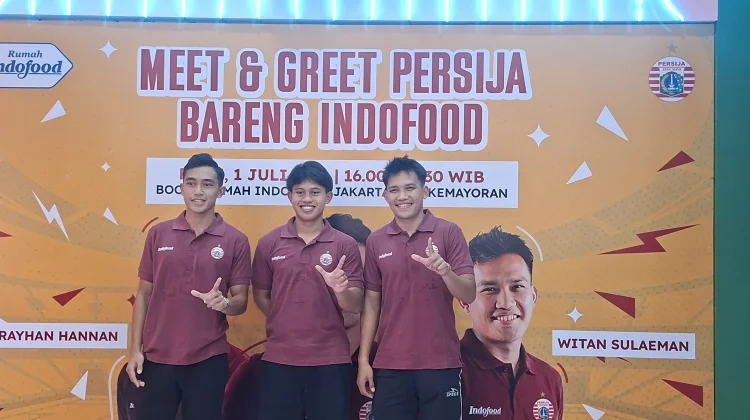 Indofood Hadirkan Pemain Persija Sapa Jakmania di Jakarta Fair