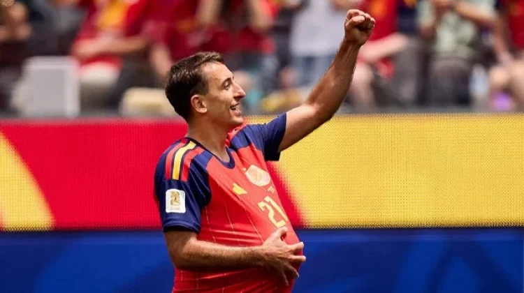 Susah Payah, Spanyol Unggul Tipis 1-0 atas Austria di Babak Pertama