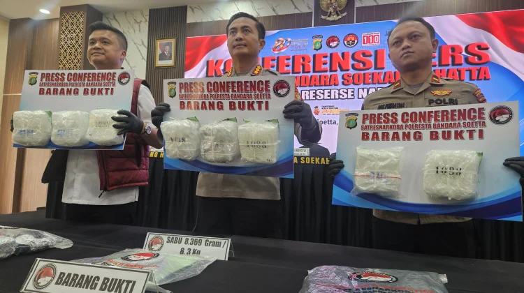 Polresta Bandara Soetta Ungkap Paket Narkoba Senilai Rp10 Miliar