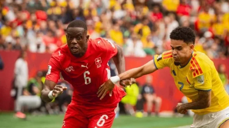 Swiss vs Kolombia Berjalan Sengit, Babak Pertama Berakhir tanpa Gol