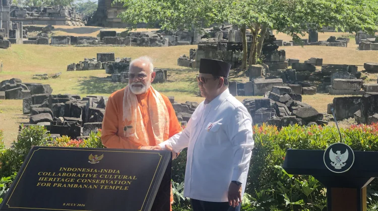 Presiden Prabowo: Prambanan Simbol Kedekatan Peradaban Indonesia-India