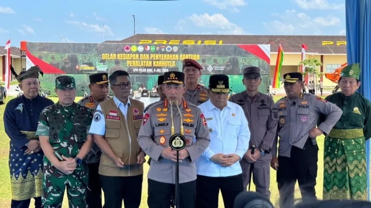 Kapolri Instruksikan Optimalisasi Penanganan Karhutla di Riau